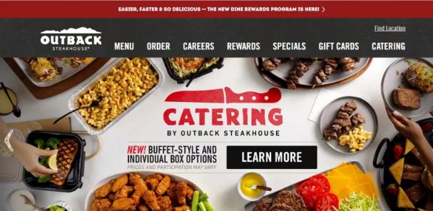 Outback Steakhouse Lunch Menu