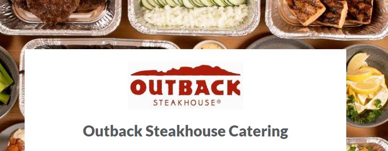 Outback Steakhouse Catering Menu