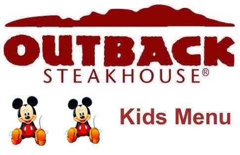 Outback Steakhouse kids menu price in Australia
