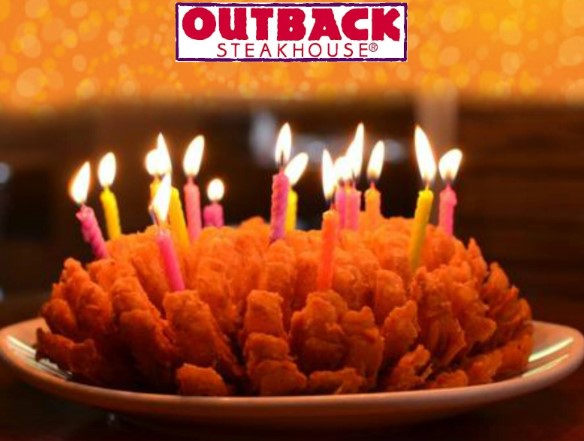 Outback Steakhouse Birthday