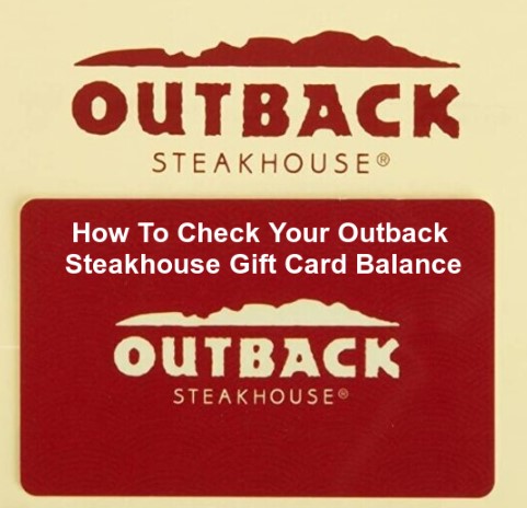 Outback Steakhouse Gift Card Balance